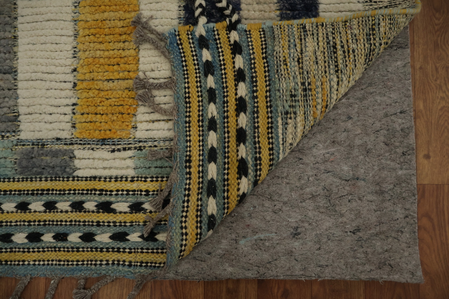 All-Over Checkered Moroccan Large Modern Rug 10x15