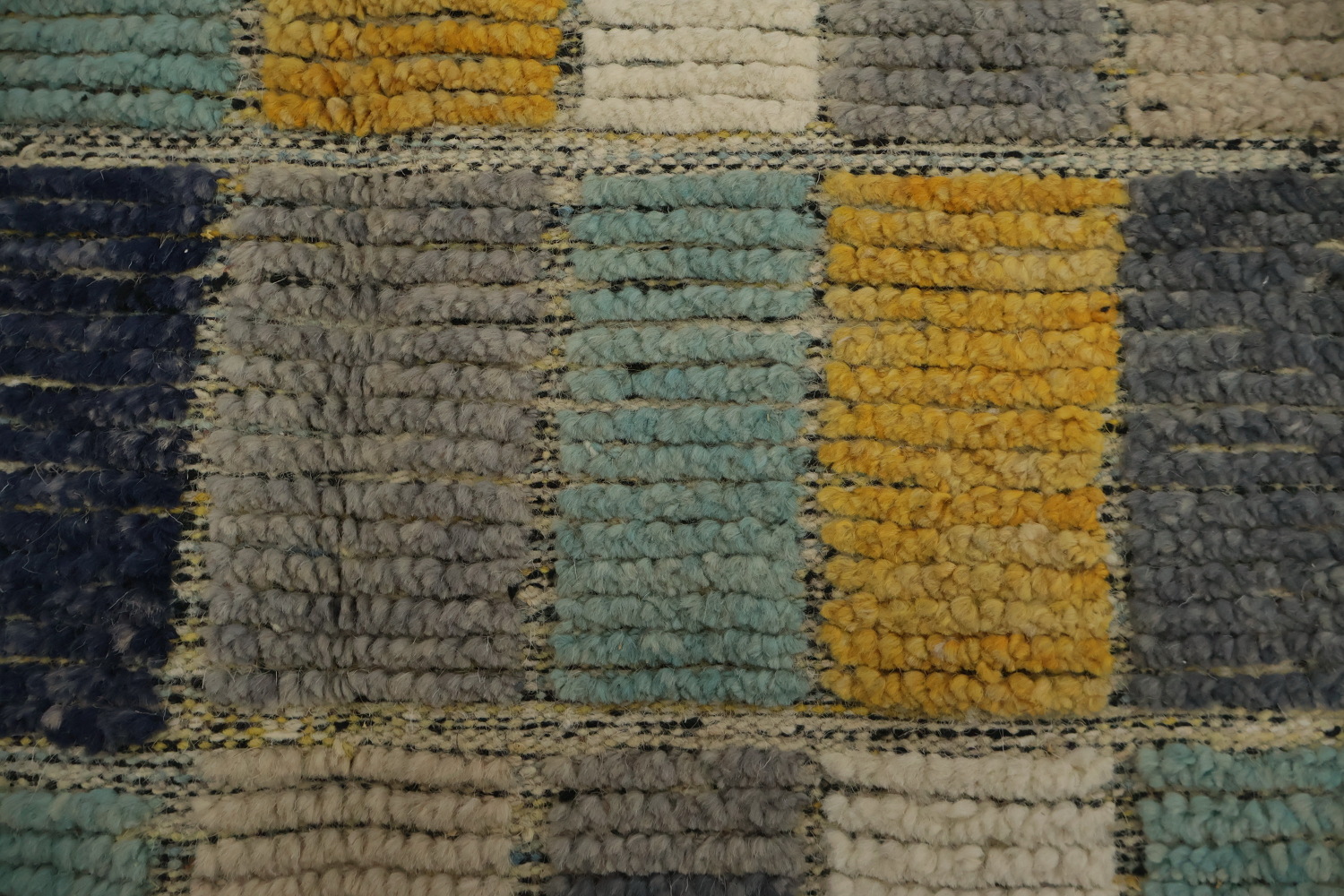 All-Over Checkered Moroccan Large Modern Rug 10x15