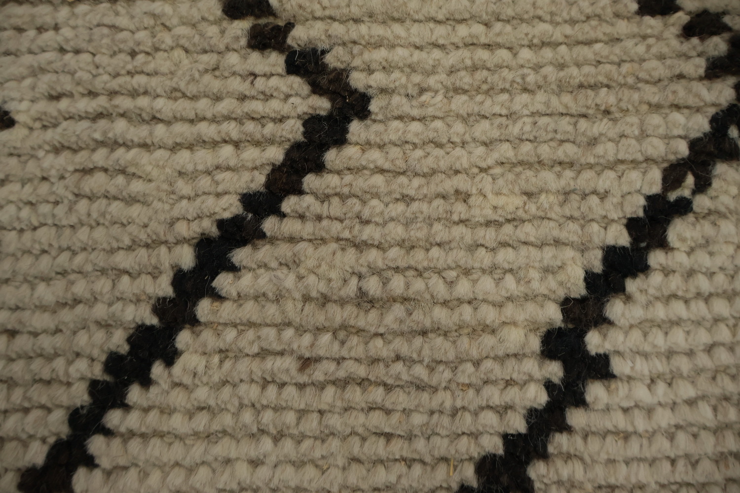 Earth Tone Wool Moroccan Modern Area Rug 8x11
