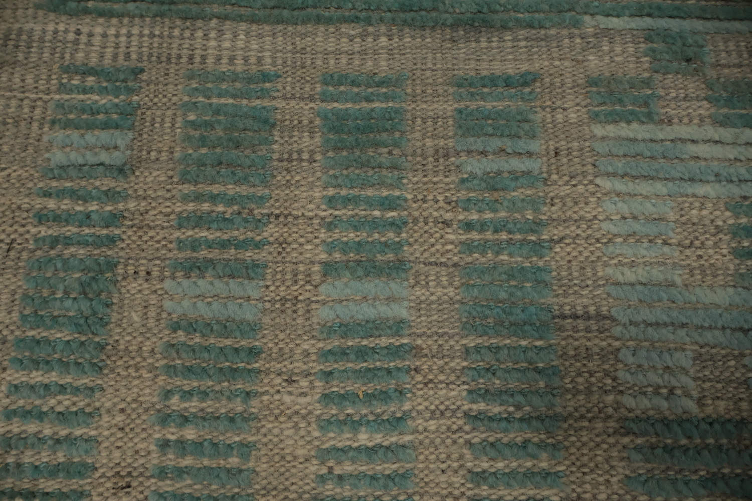 Artistic Handcrafted Moroccan Area Rug 8x11 Featuring Stripe Designs