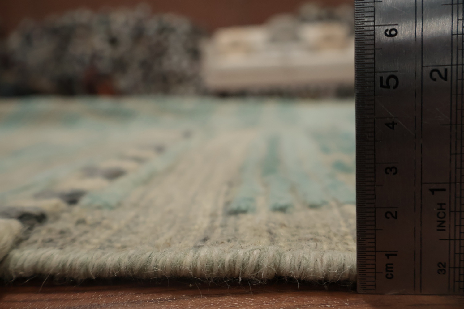 Artistic Handcrafted Moroccan Area Rug 8x11 Featuring Stripe Designs
