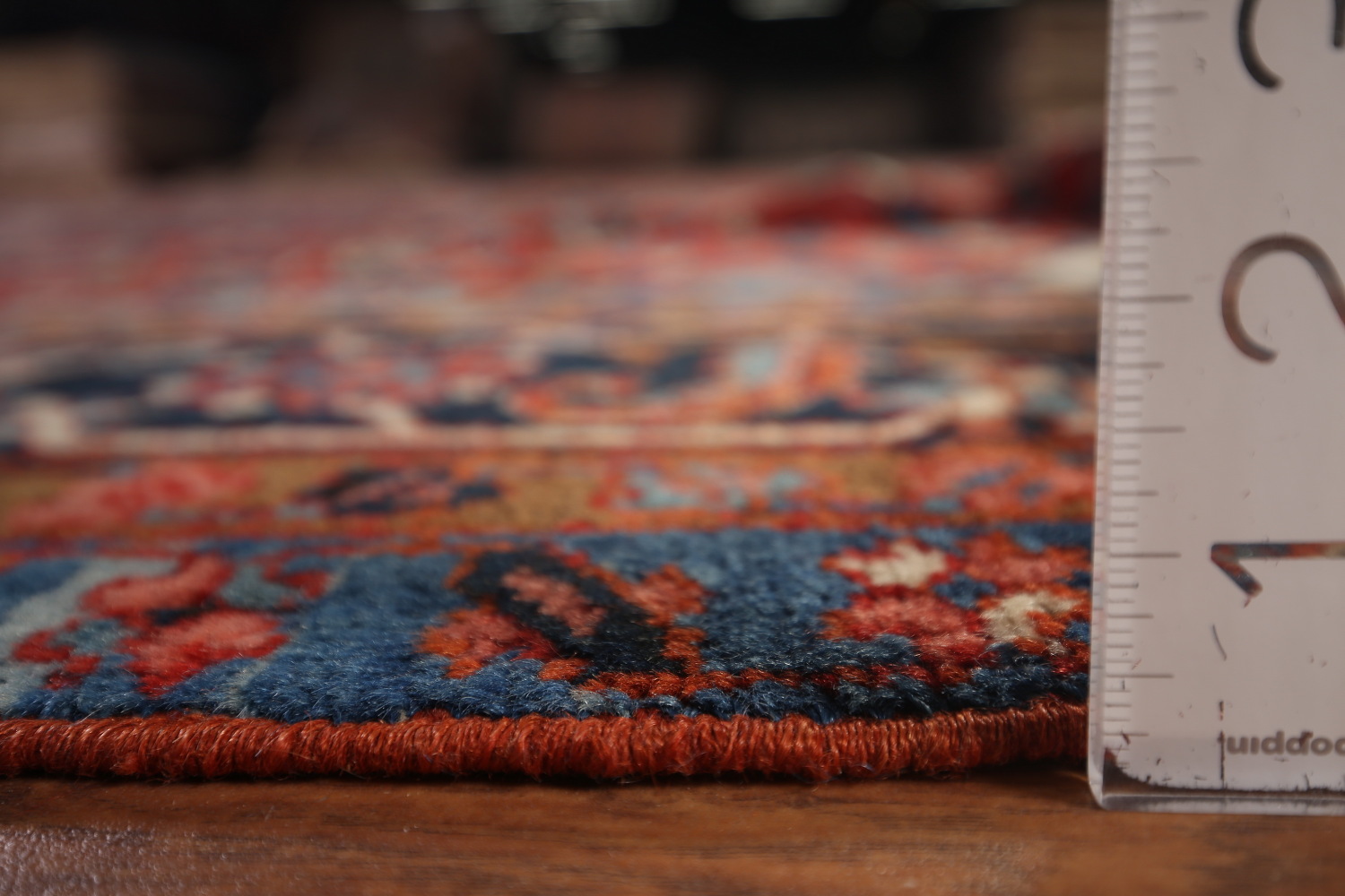 Pre-1900 Vegetable Dye Heriz Serapi Persian Large Rug 11x19