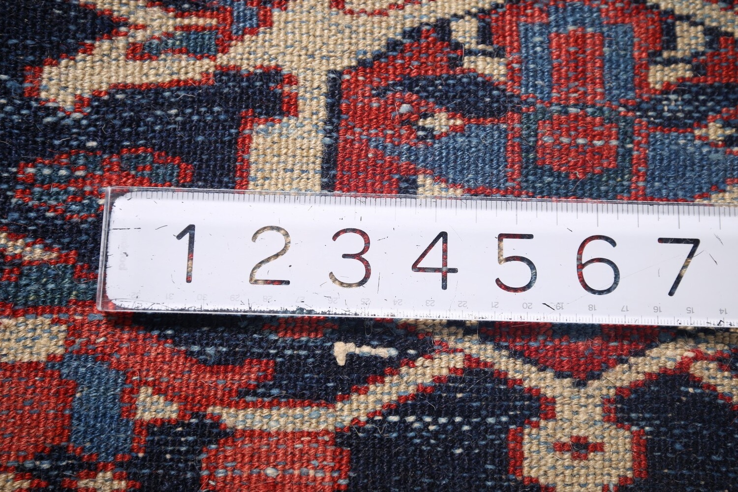 Pre-1900 Vegetable Dye Heriz Serapi Persian Large Rug 11x19