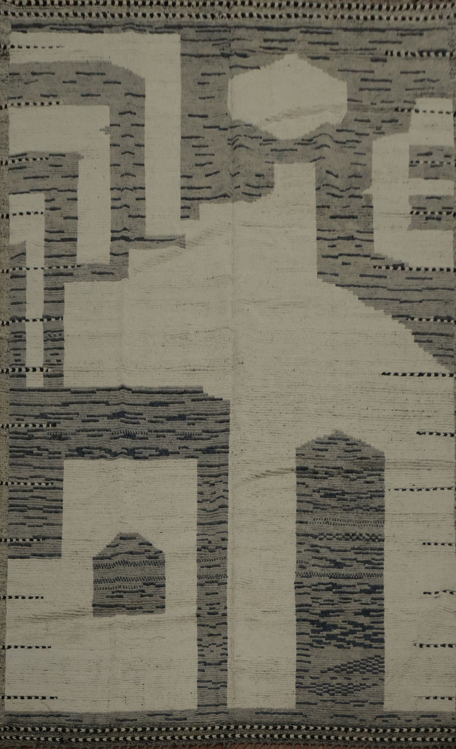 Abstract Moroccan Large Area Rug 9x13 for Minimalist Living Areas