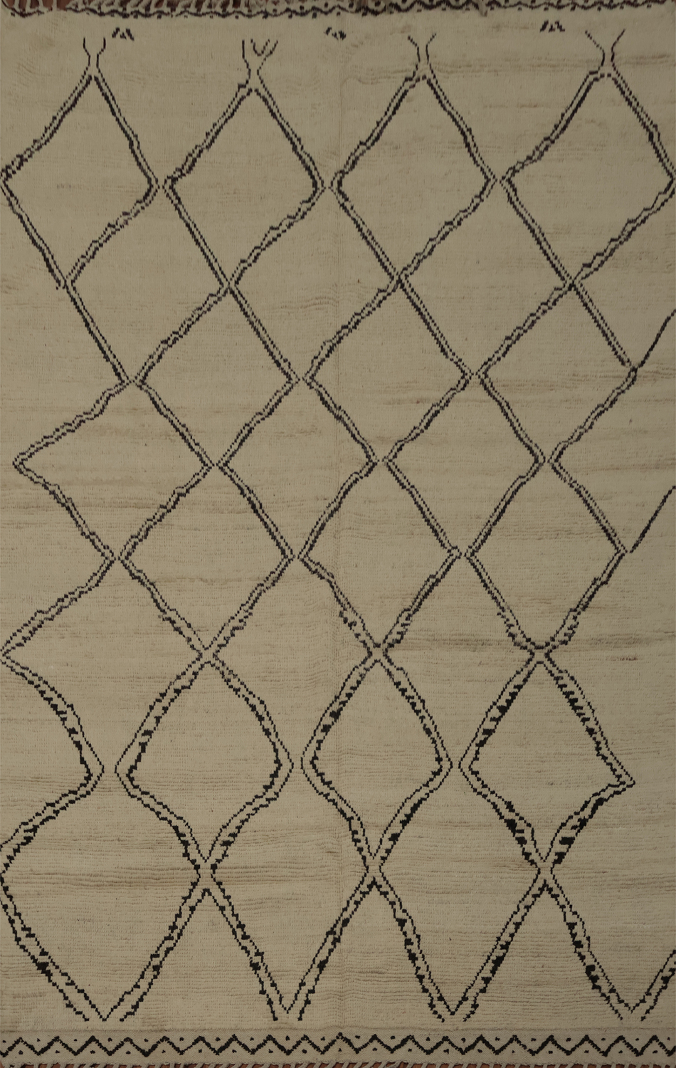 Add Warmth and Style with Diamond Designed Moroccan Area Rug 8x11
