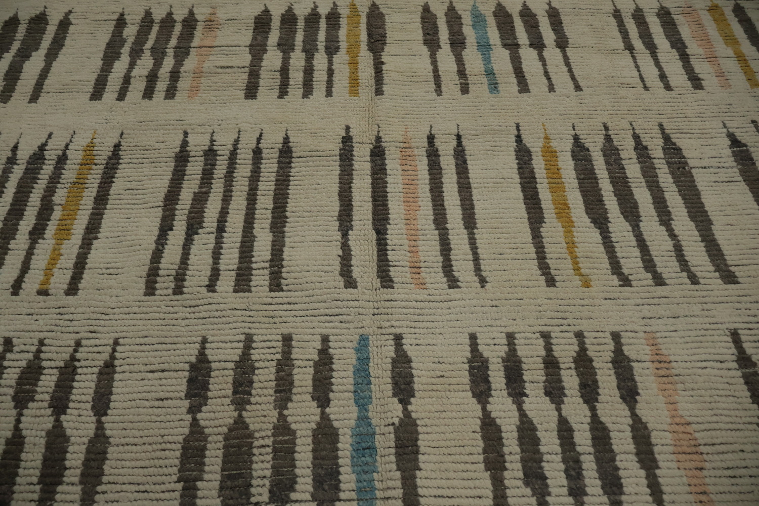 Handmade Wool Moroccan Oriental Large Rug 12x19