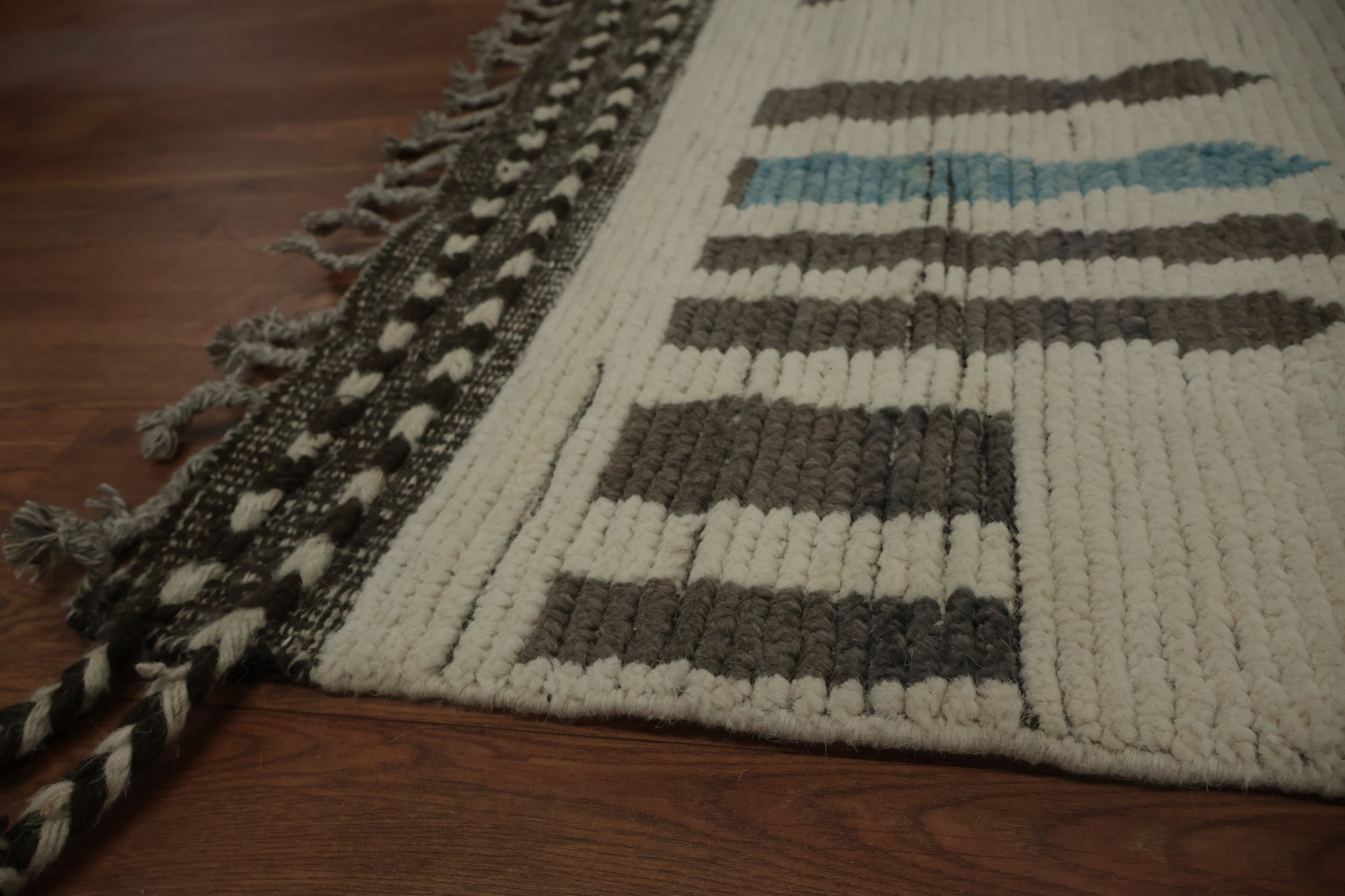 Handmade Wool Moroccan Oriental Large Rug 12x19