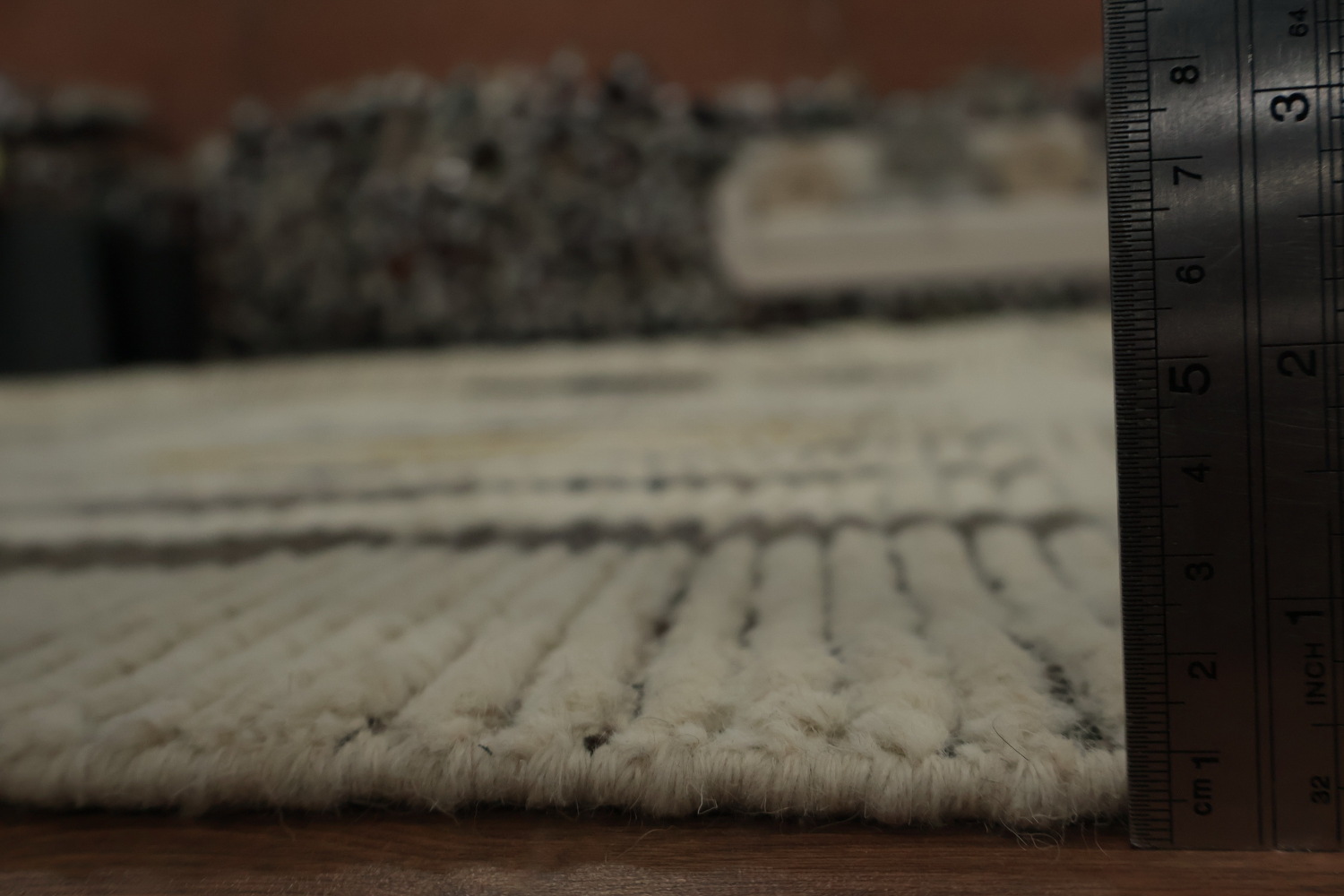 Handmade Wool Moroccan Oriental Large Rug 12x19