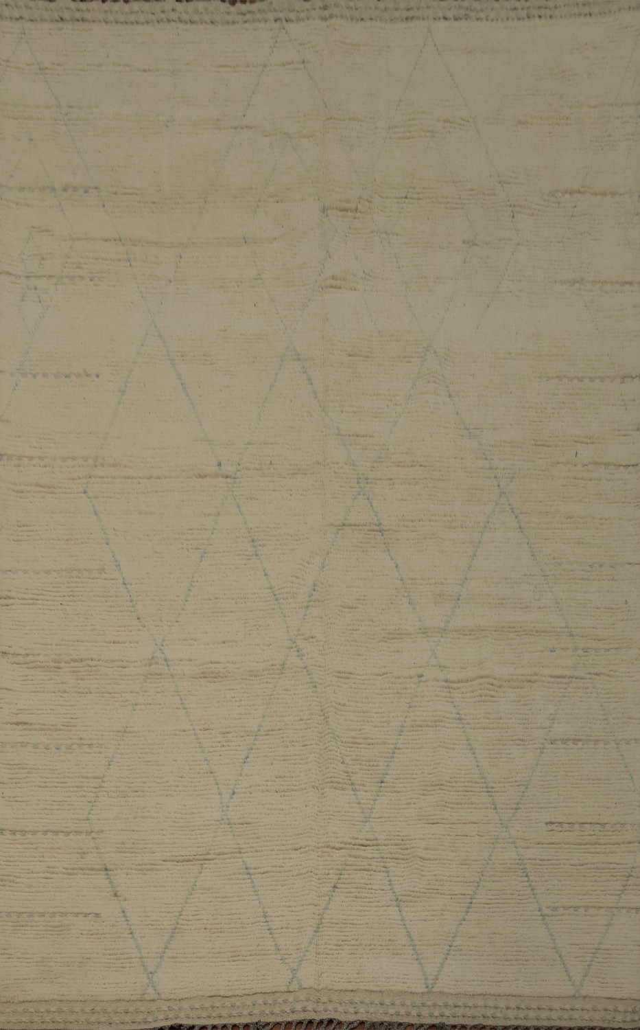 Minimalist Moroccan Area Rug 9x12 with Subtle Geometric Patterns