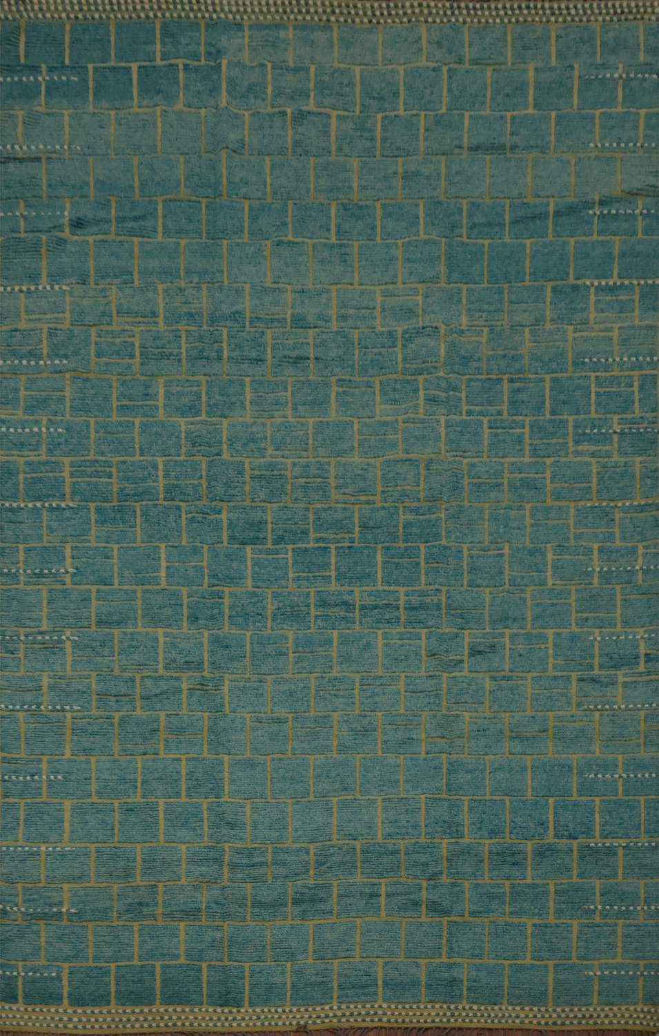 Teal Oasis Intricate Geometric Moroccan Large Rug 12x16