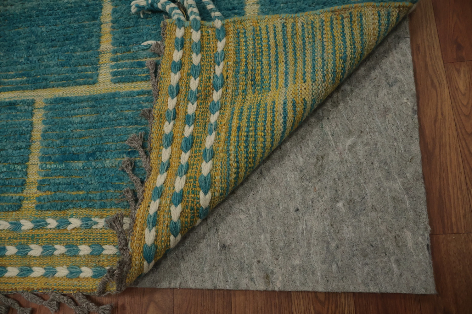 Teal Oasis Intricate Geometric Moroccan Large Rug 12x16
