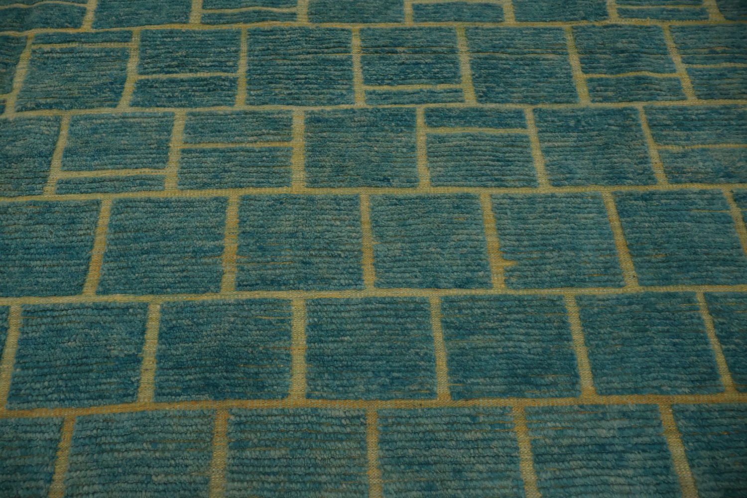 Teal Oasis Intricate Geometric Moroccan Large Rug 12x16