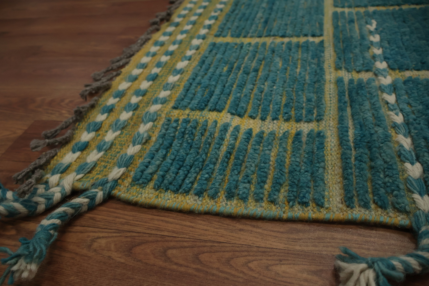 Teal Oasis Intricate Geometric Moroccan Large Rug 12x16