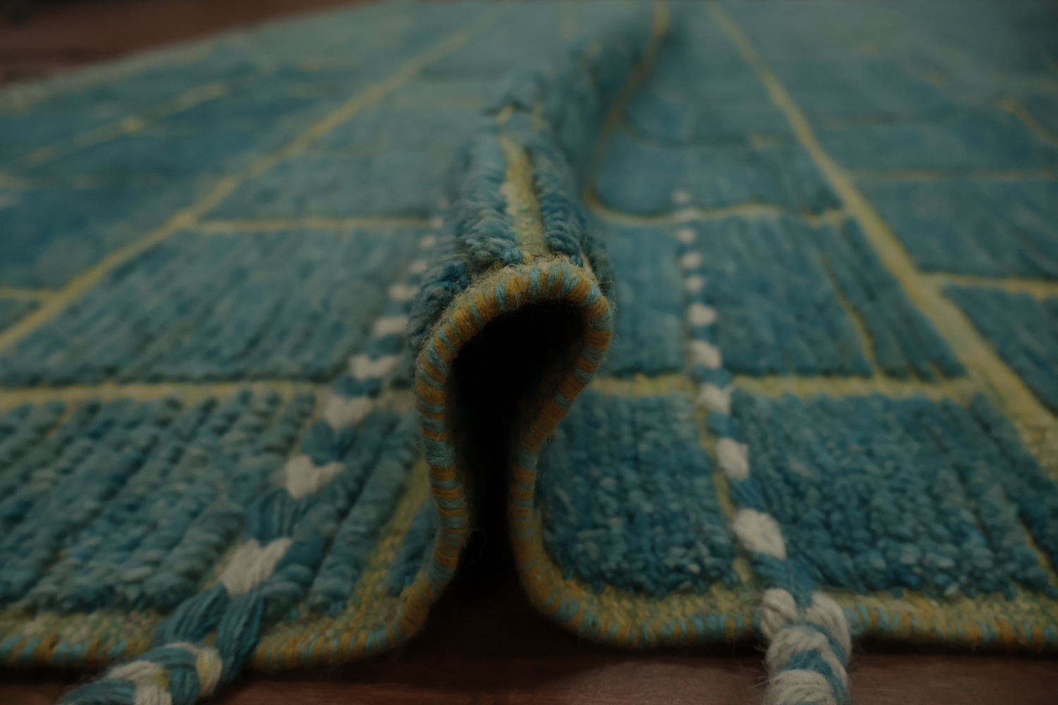 Teal Oasis Intricate Geometric Moroccan Large Rug 12x16