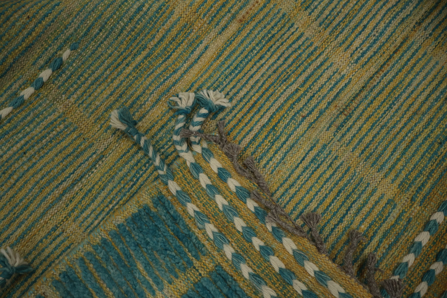 Teal Oasis Intricate Geometric Moroccan Large Rug 12x16