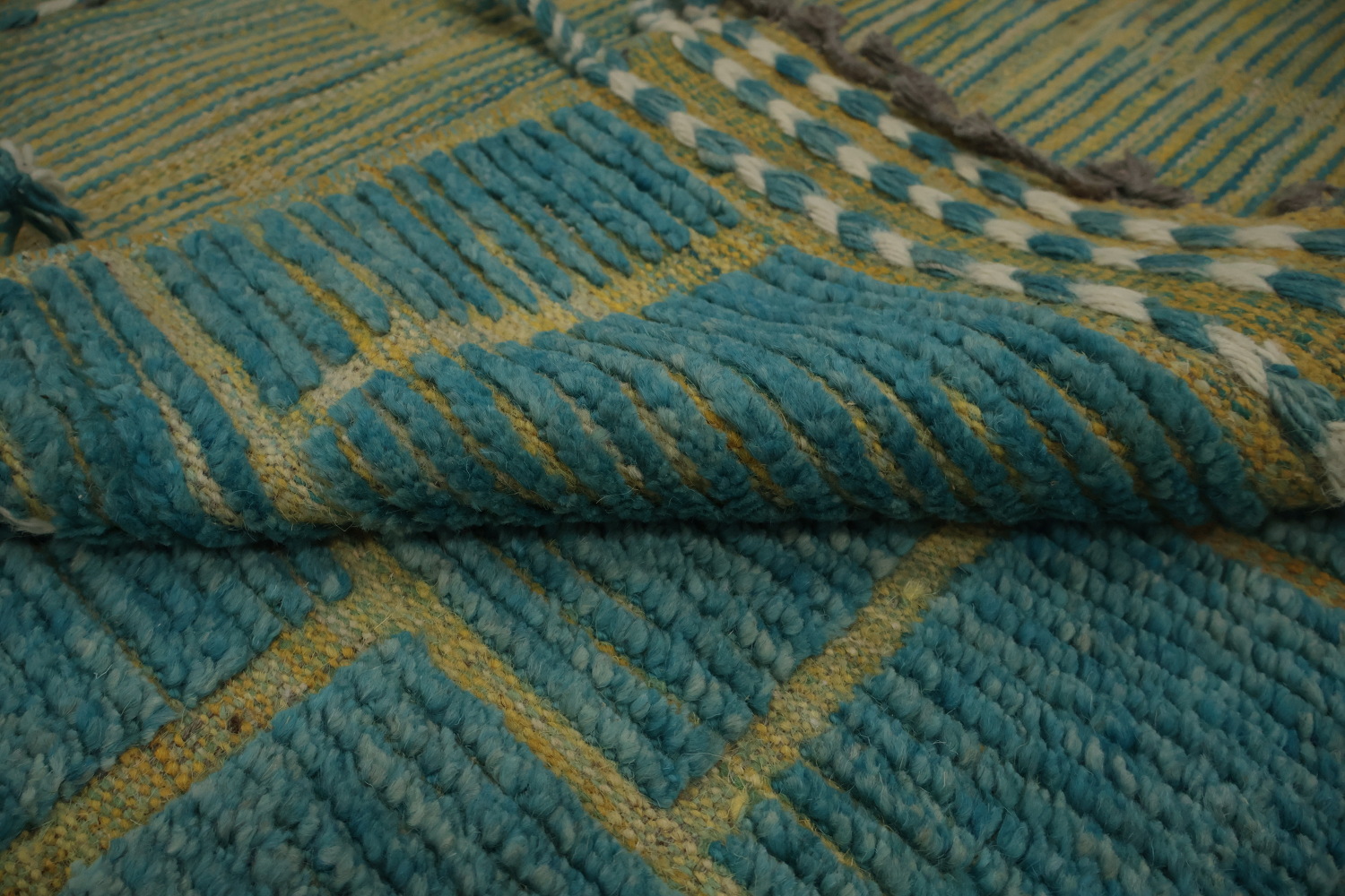 Teal Oasis Intricate Geometric Moroccan Large Rug 12x16