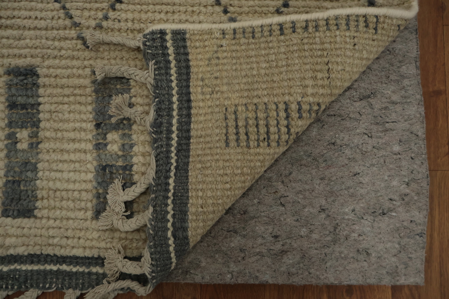 Handmade Wool Trellis Moroccan Area Rug 9x13