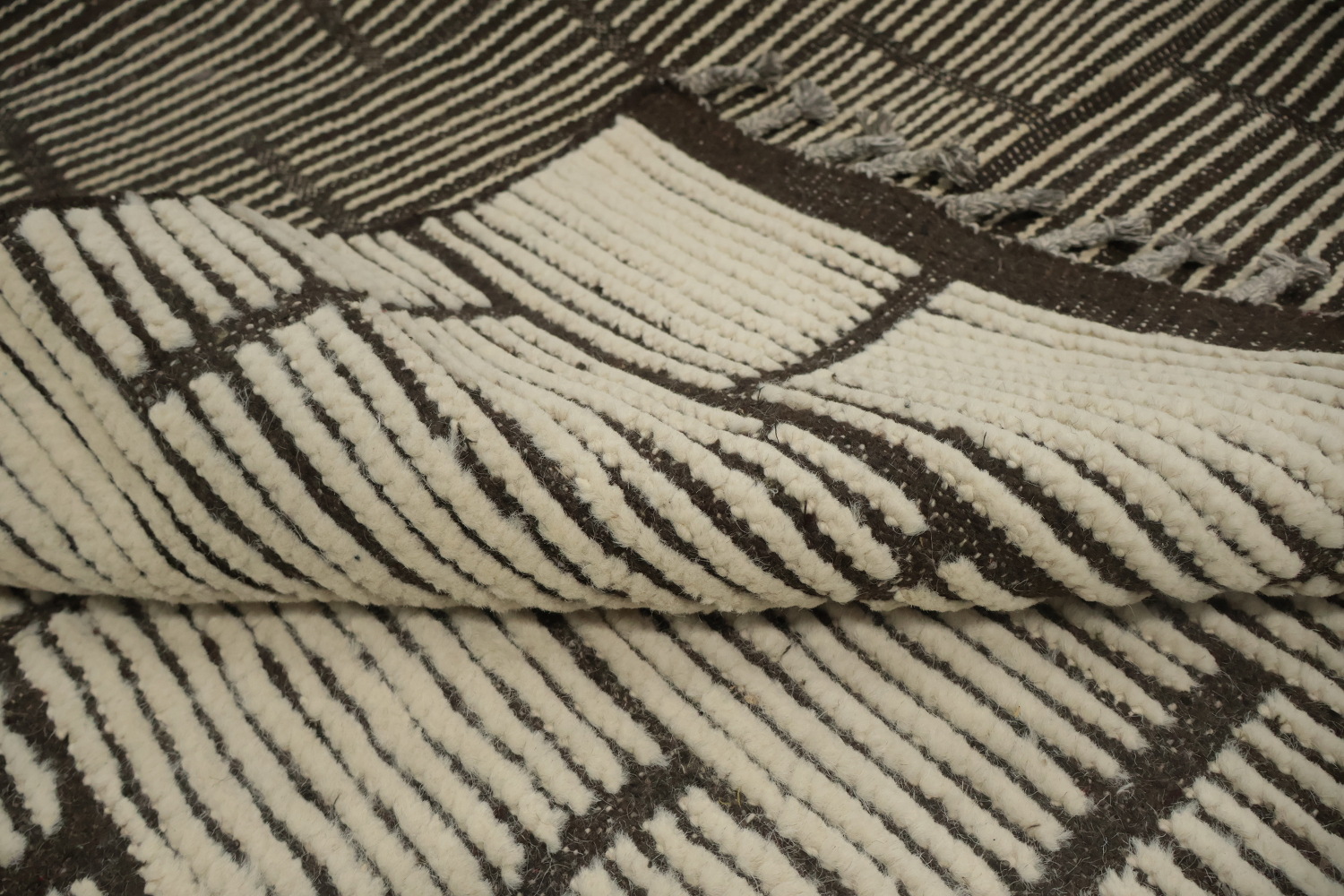 Modern Geometric Moroccan Oriental Large Rug 10x15