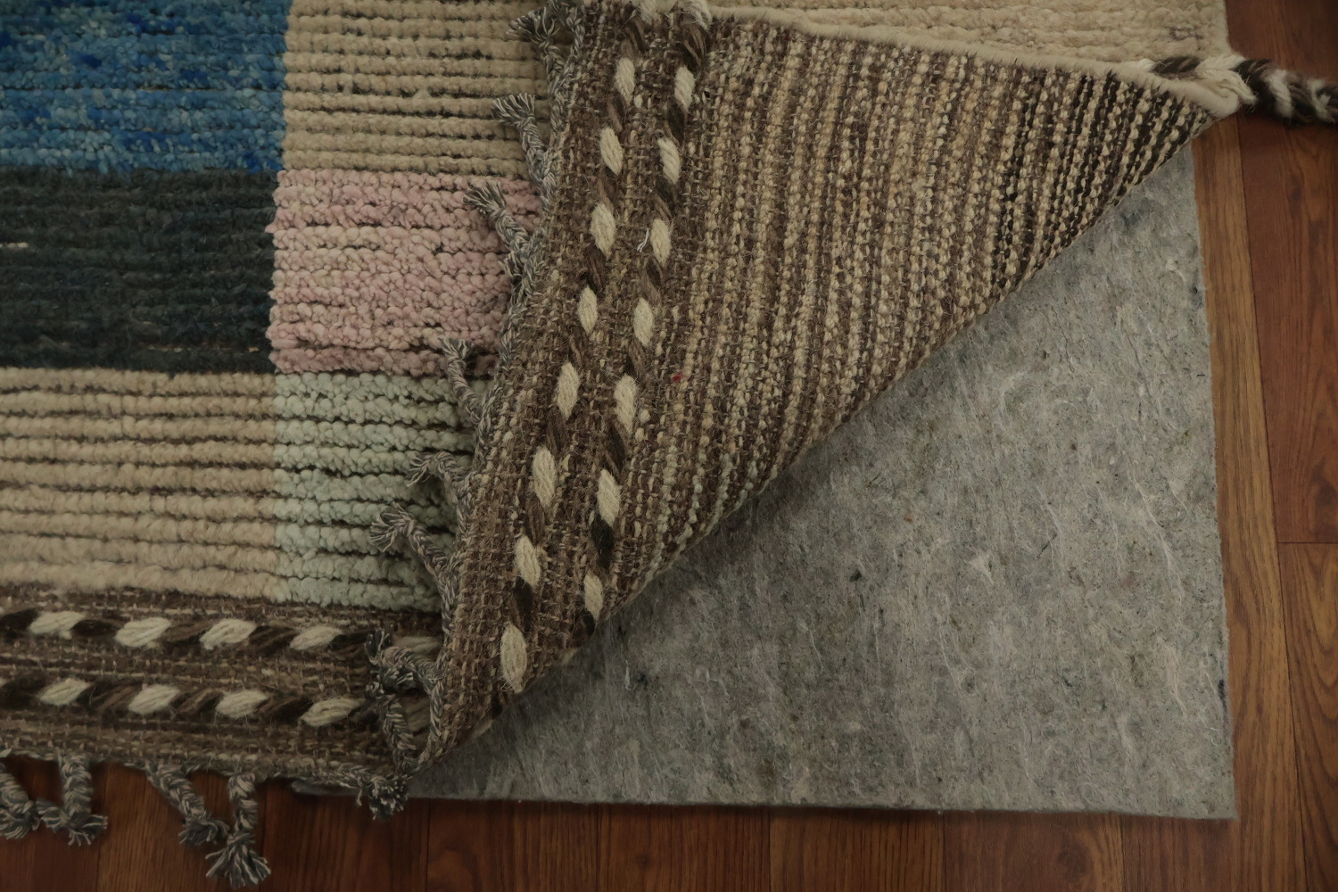 All-Over Geometric Wool Moroccan Large Area Rug 9x12