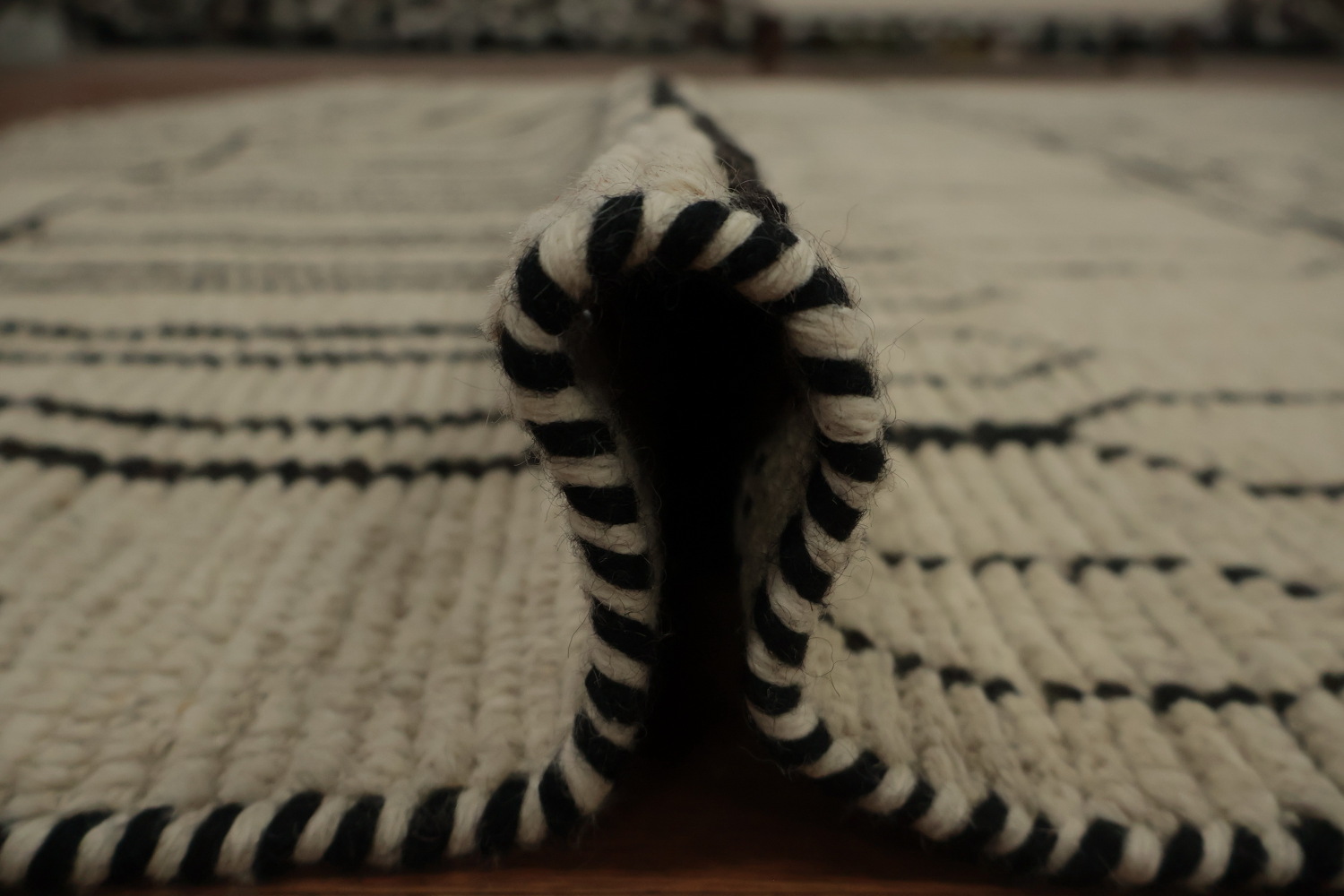 Handmade Wool Trellis Moroccan Area Rug 9x12