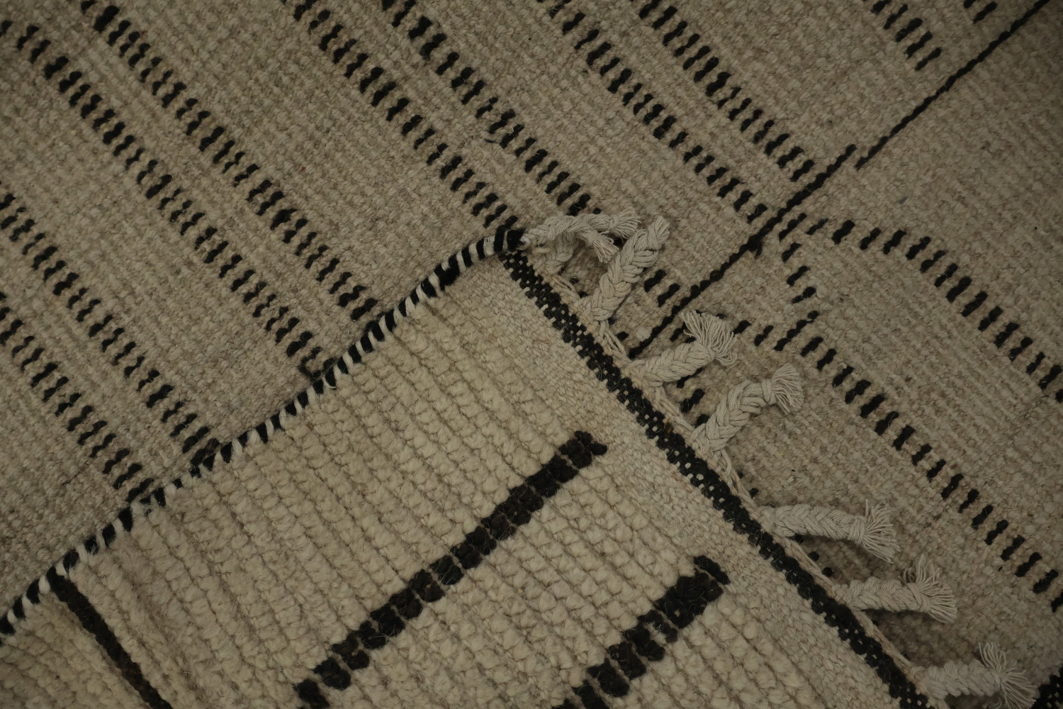 Handmade Wool Trellis Moroccan Area Rug 9x12