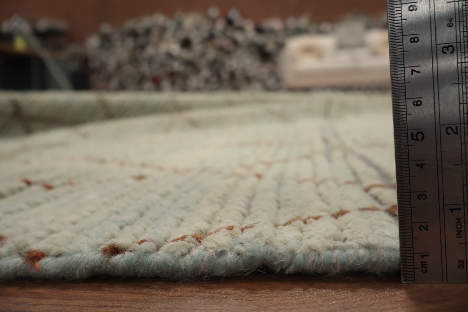 All-Over Trellis Wool Moroccan Modern Large Rug 10x14