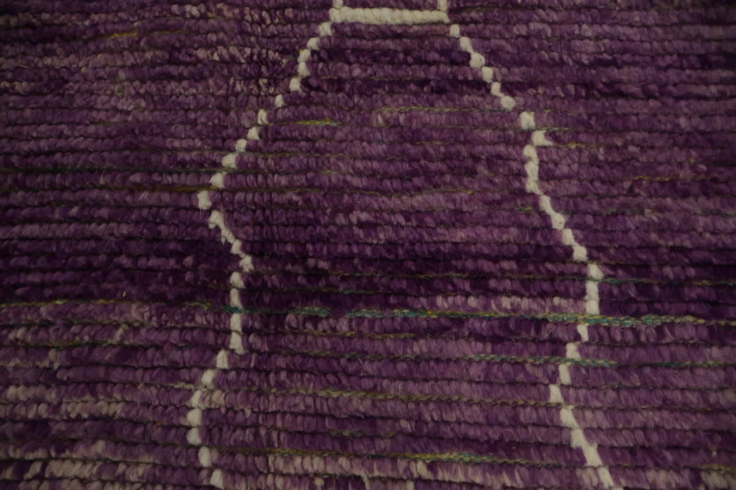 Purple Striped Moroccan Oriental Large Rug 12x16