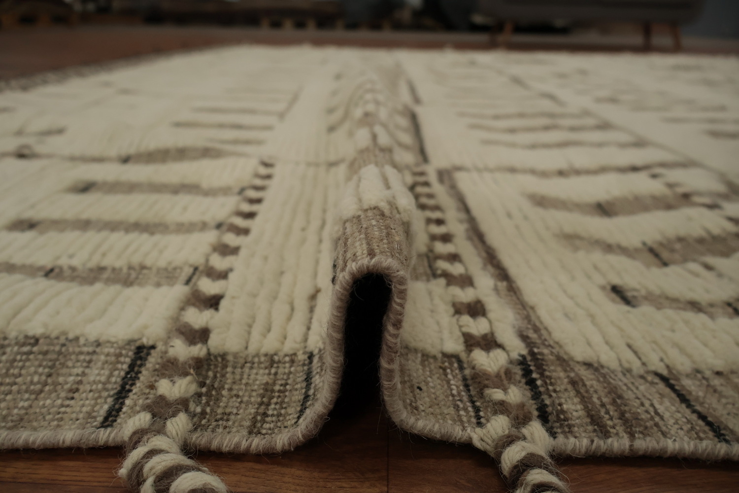 Elegant Geometric Moroccan Large Rug 12x16 for Chic Living Spaces