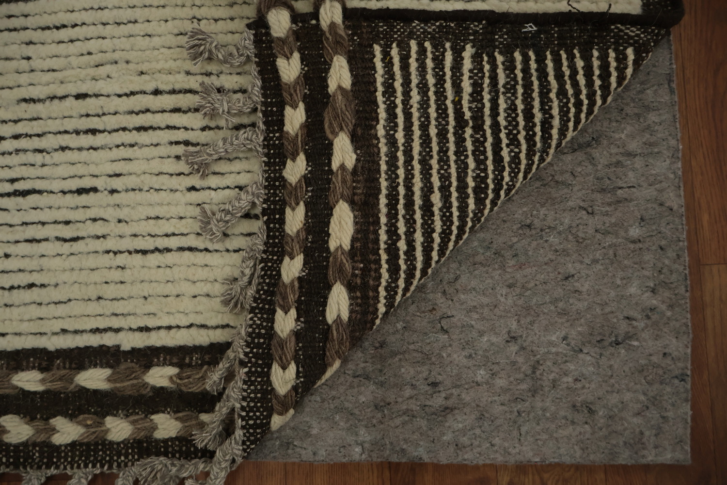 Elegant Minimalist Moroccan Large Rug 12x19 with Subtle Earthy Tones