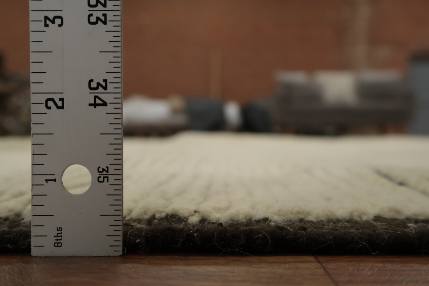 Elegant Minimalist Moroccan Large Rug 12x19 with Subtle Earthy Tones