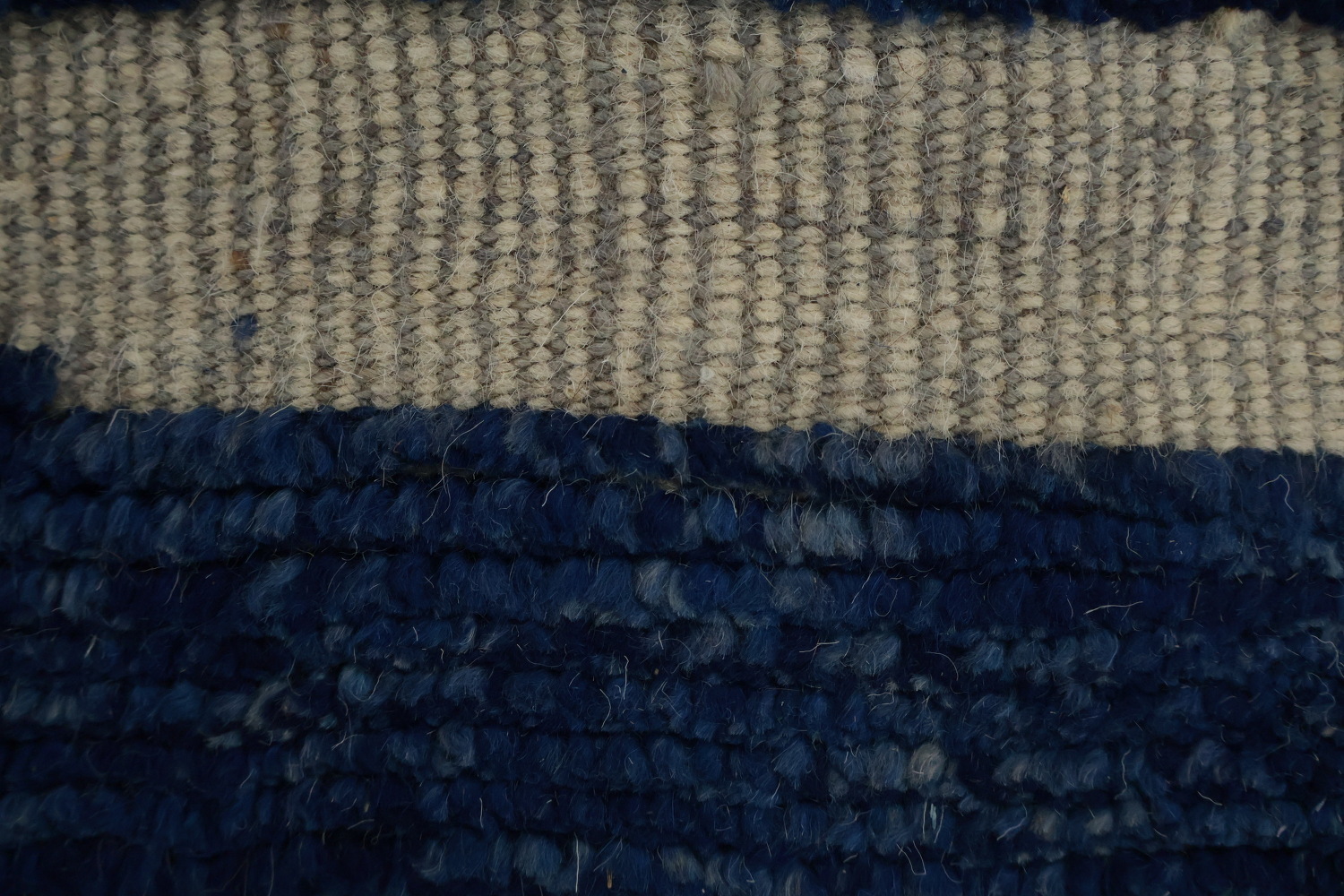 Blue Geometric Moroccan Modern Large Rug 12x16