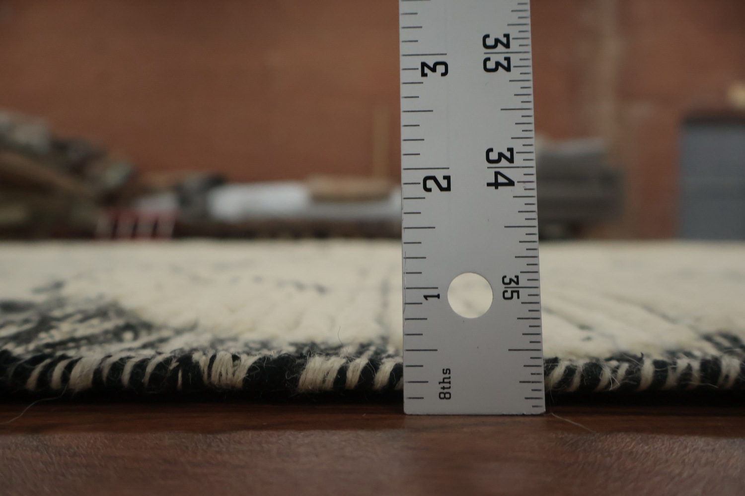 Handmade Trellis Wool Moroccan Large Rug 11x16