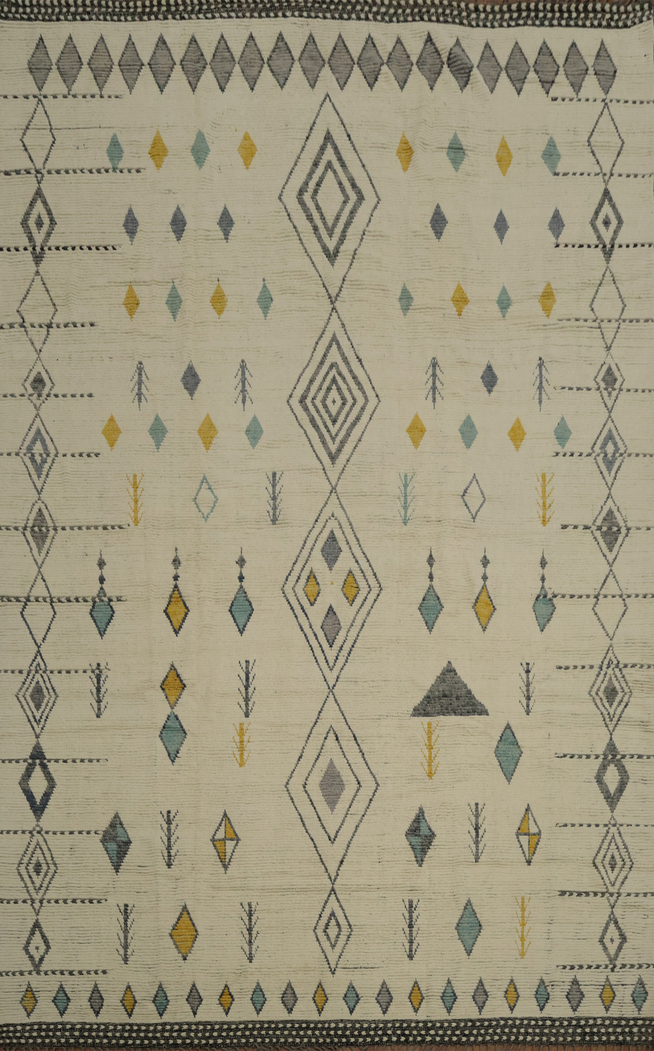 Stylish Geometric Moroccan Large Rug 12x16 for Elegant Decor