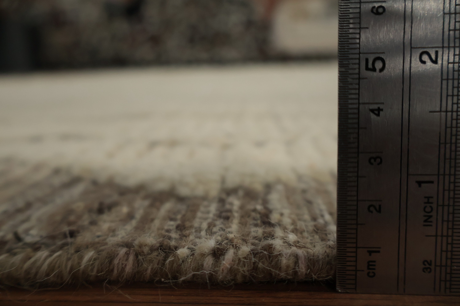 Ivory Wool Handmade Moroccan Oriental Large Rug 12x15