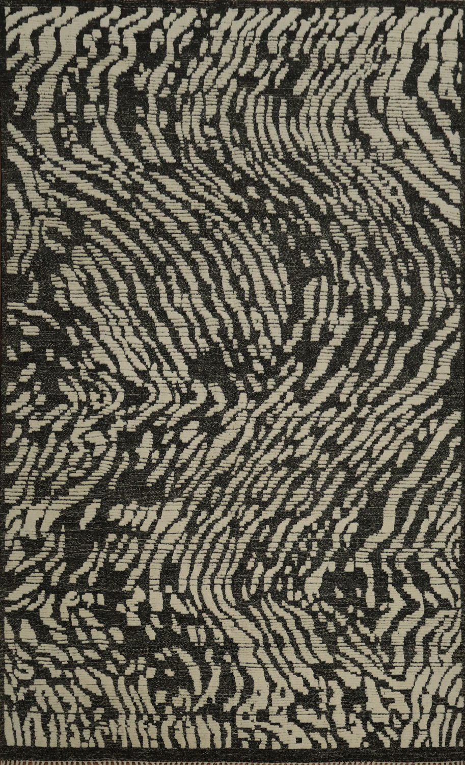 Handmade Wool Moroccan Abstract Area Rug 9x13