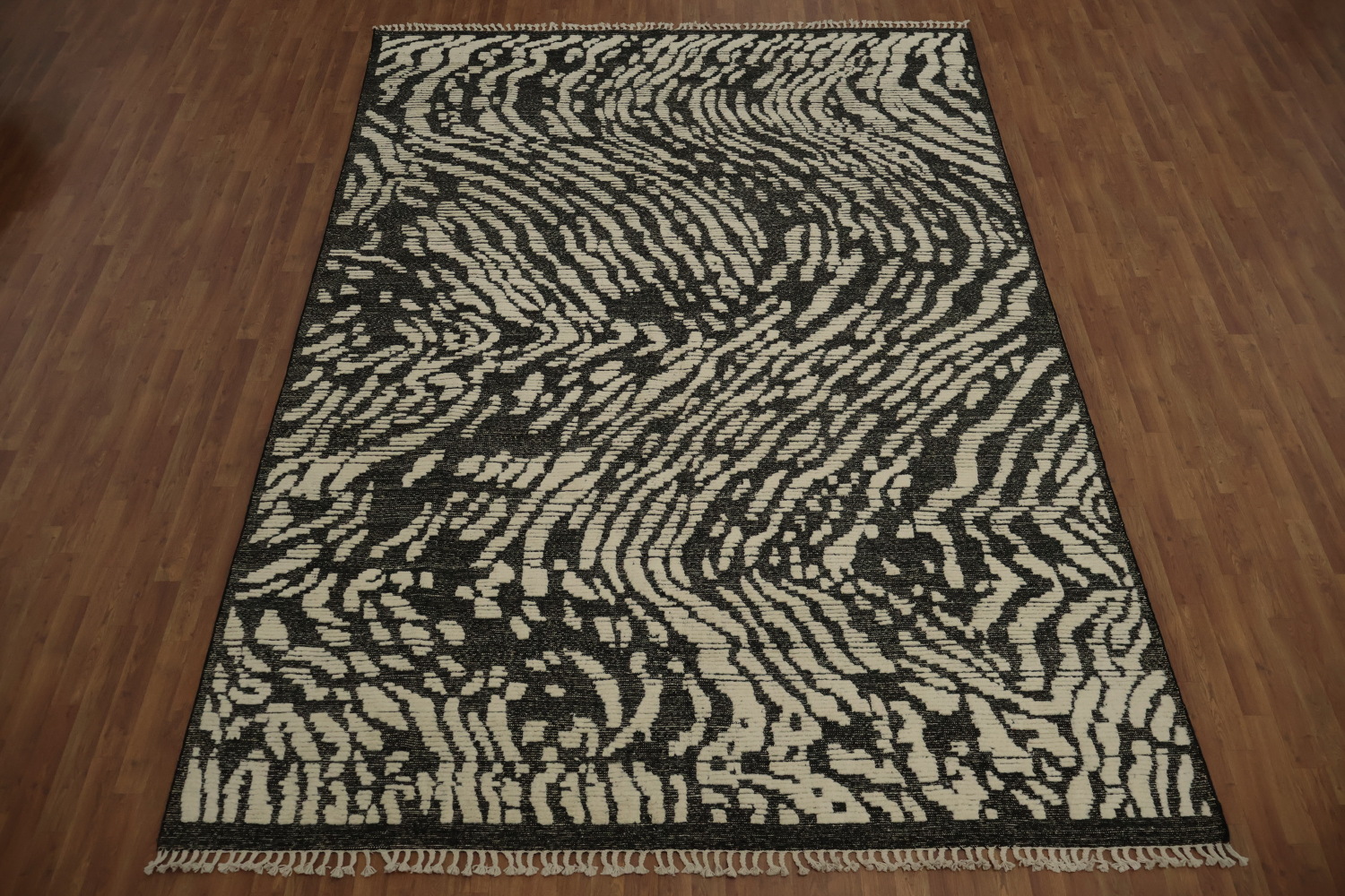 Handmade Wool Moroccan Abstract Area Rug 9x13