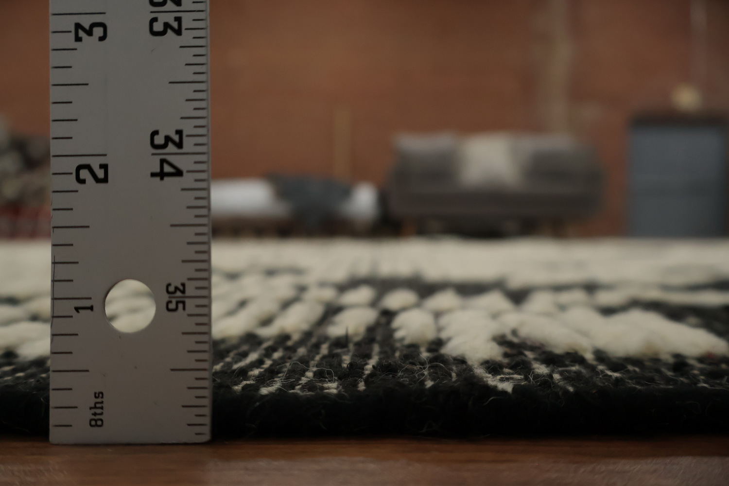 Handmade Wool Moroccan Abstract Area Rug 9x13
