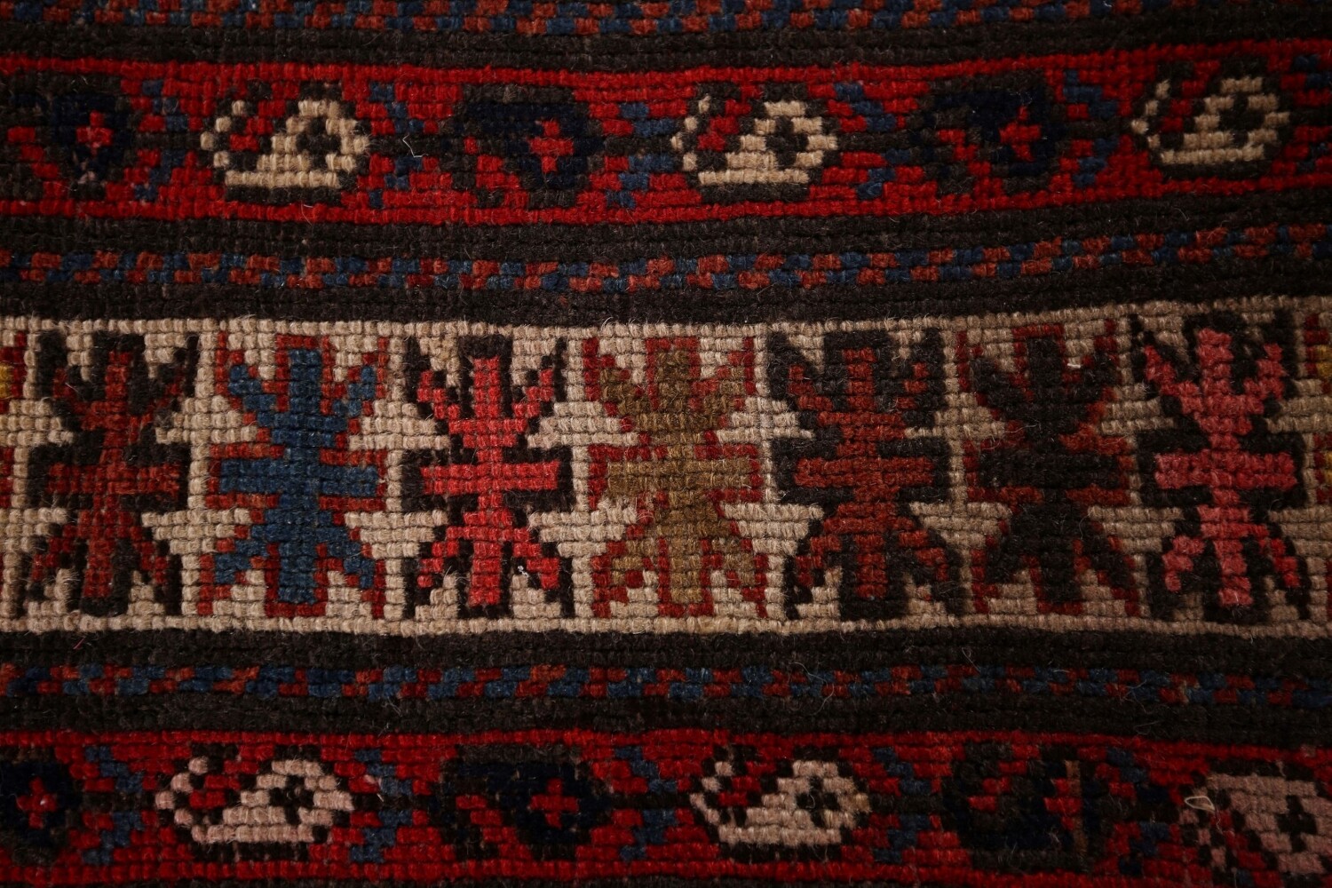 Pre-1900 Antique Kazak Vegetable Dye Rug 3x5