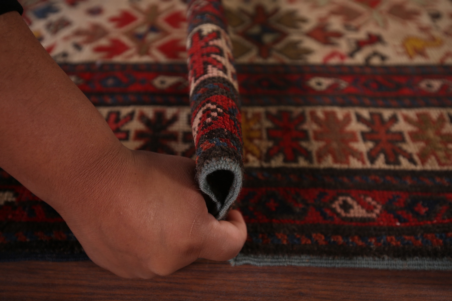 Pre-1900 Antique Kazak Vegetable Dye Rug 3x5