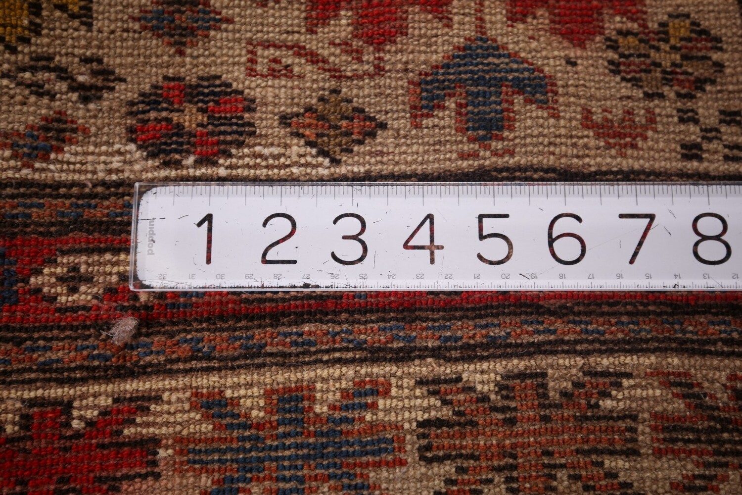 Pre-1900 Antique Kazak Vegetable Dye Rug 3x5