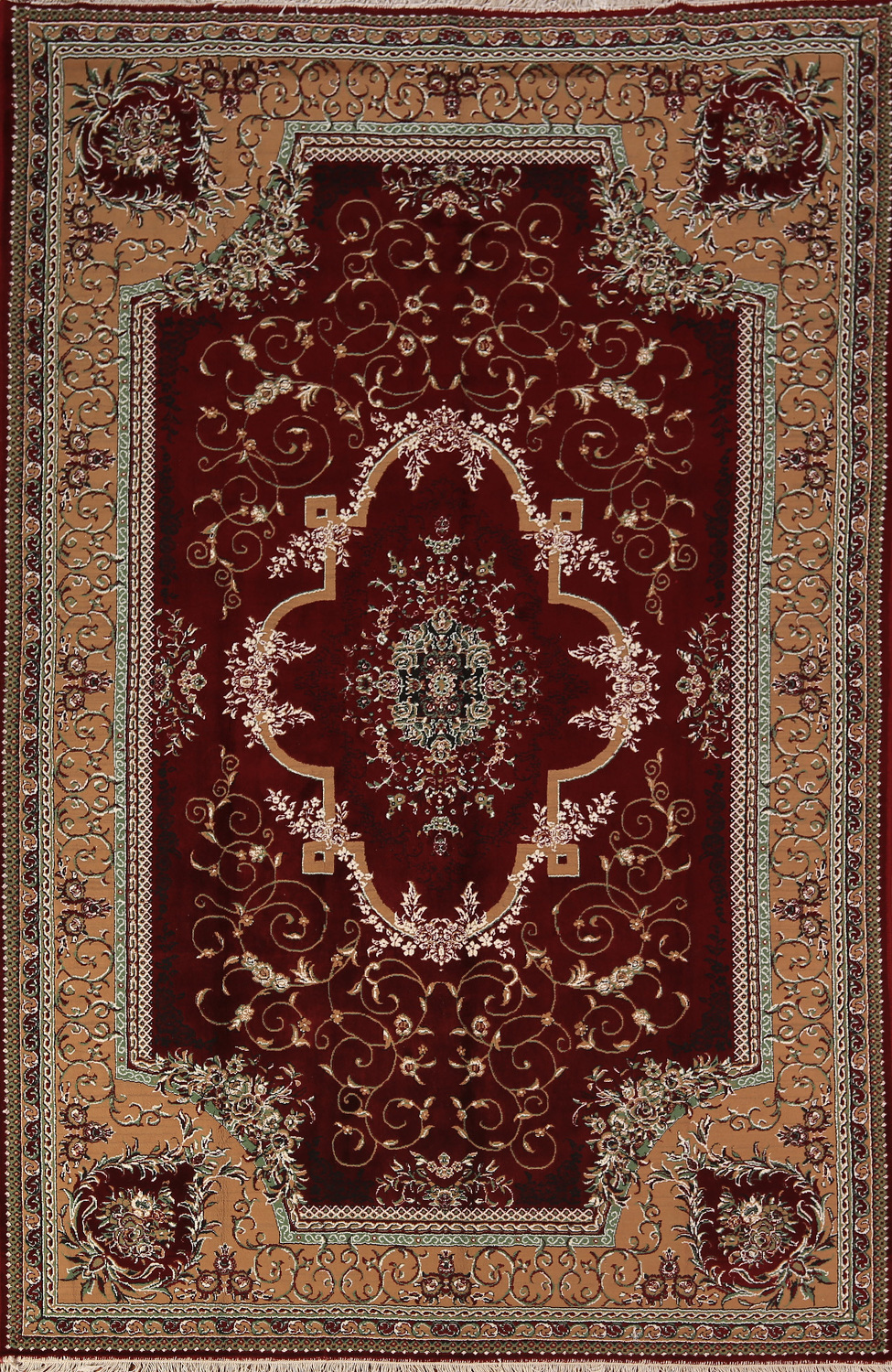 Victorian Style Kashan Turkish Living Room Area Rug 6x10