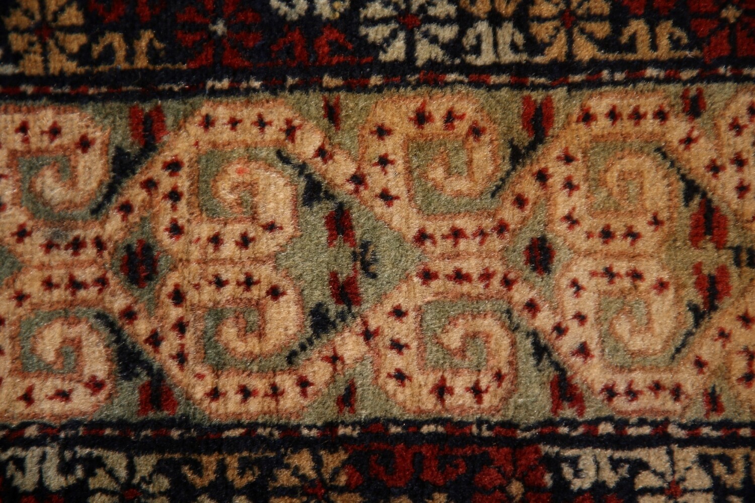 Antique Vegetable Dye Shirvan Oriental Accent Rug 3x5