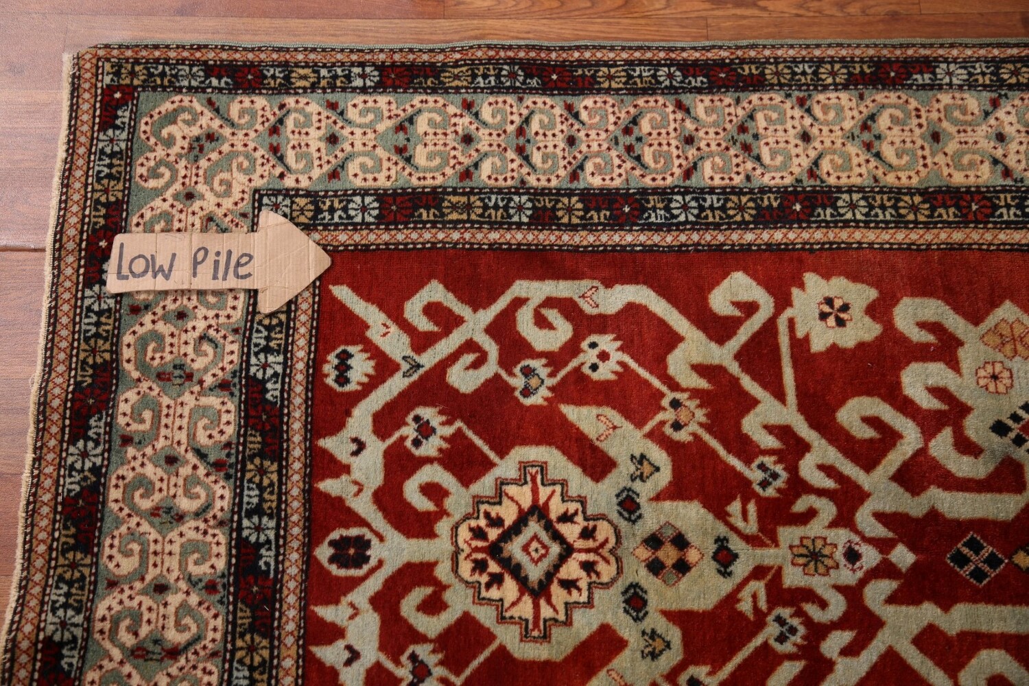 Antique Vegetable Dye Shirvan Oriental Accent Rug 3x5