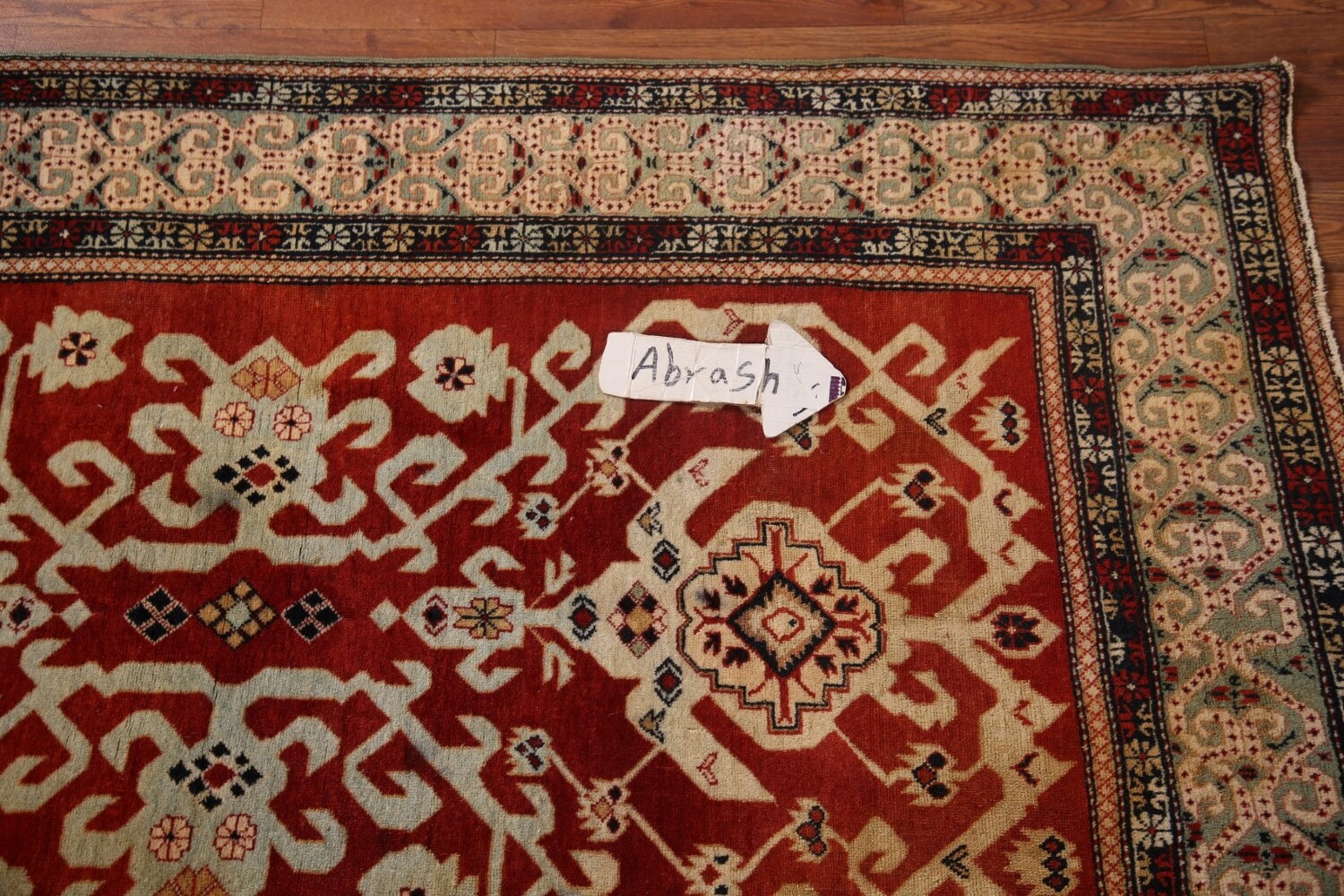 Antique Vegetable Dye Shirvan Oriental Accent Rug 3x5