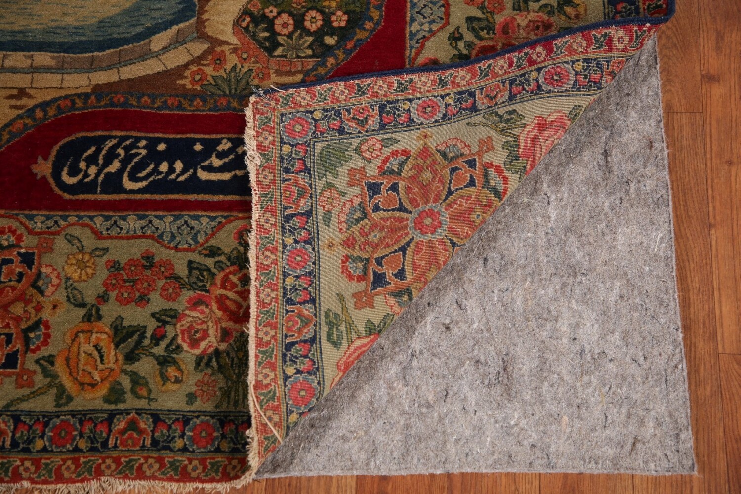 Pre-1900 Masterpiece Vegetable Dye Tabriz Persian Rug 5x6