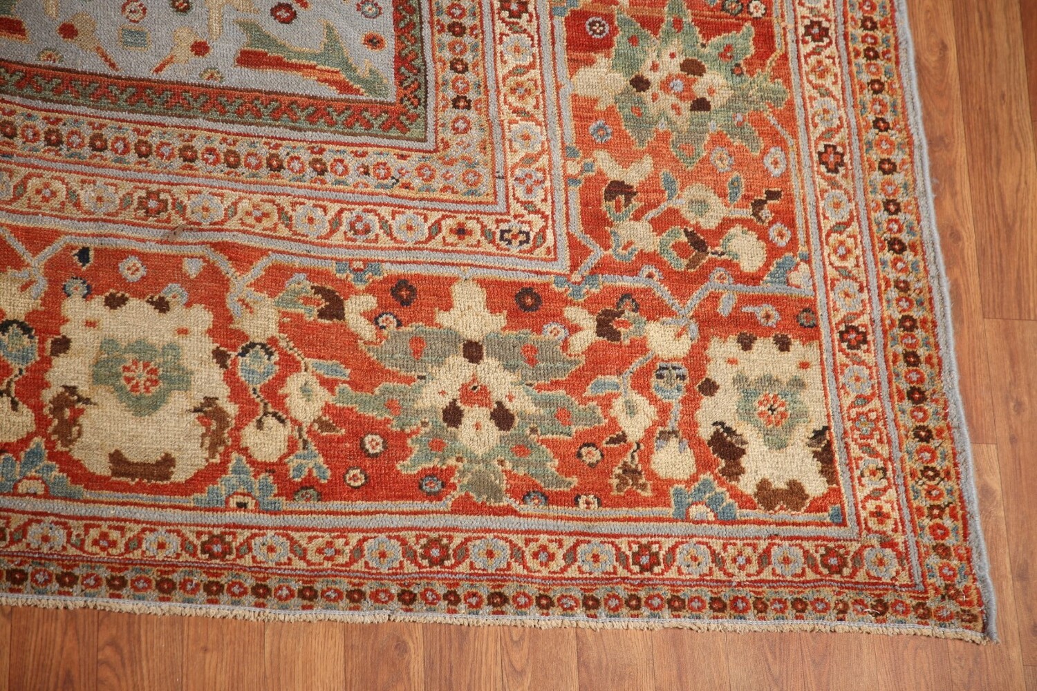 Antique Vegetable Dye Sultanabad Ziegler Persian Large Rug 11x17