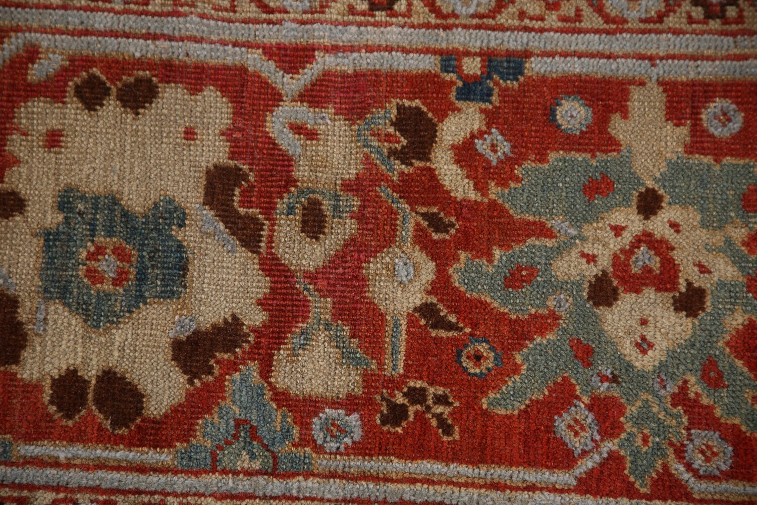 Antique Vegetable Dye Sultanabad Ziegler Persian Large Rug 11x17