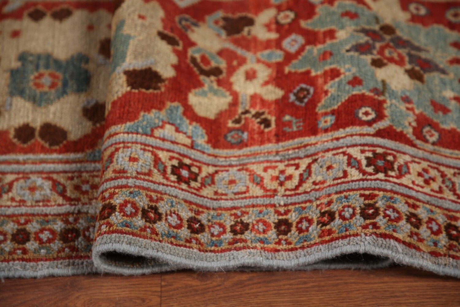 Antique Vegetable Dye Sultanabad Ziegler Persian Large Rug 11x17