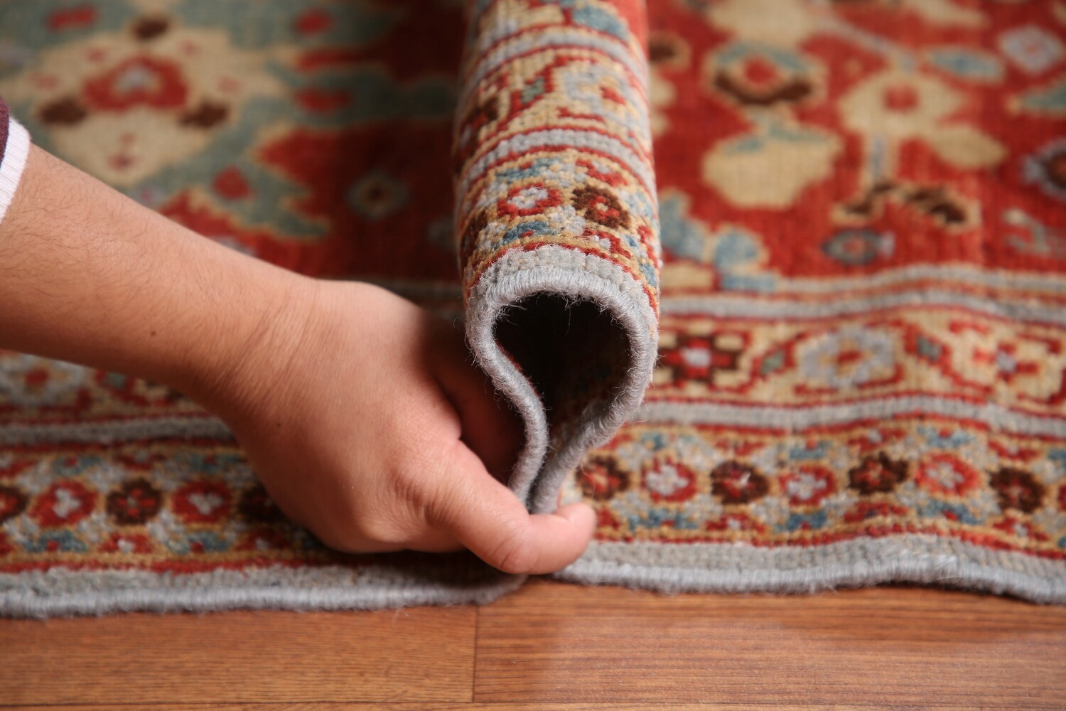 Antique Vegetable Dye Sultanabad Ziegler Persian Large Rug 11x17