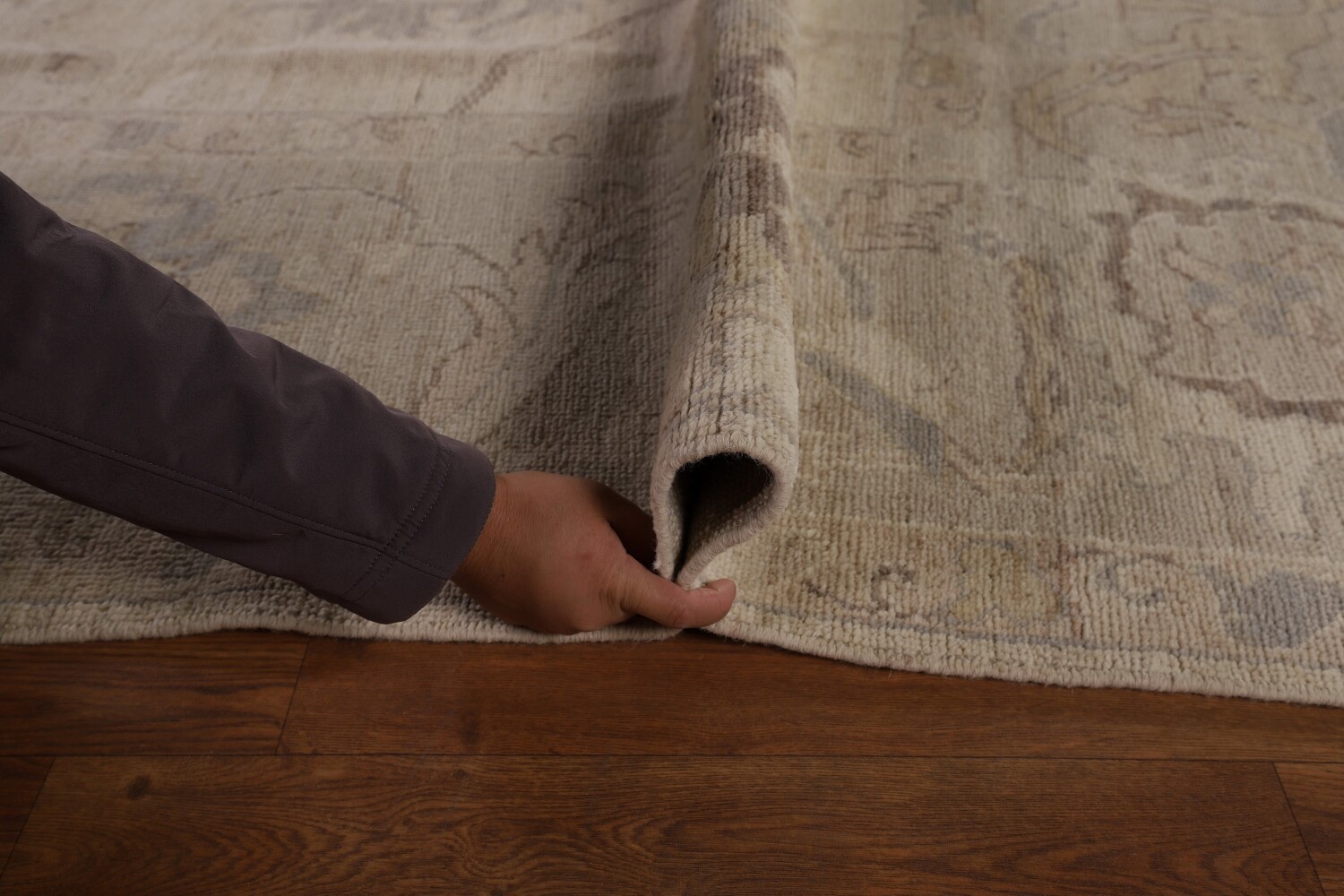 Vegetable Dye Oushak Turkish Area Rug 9x13